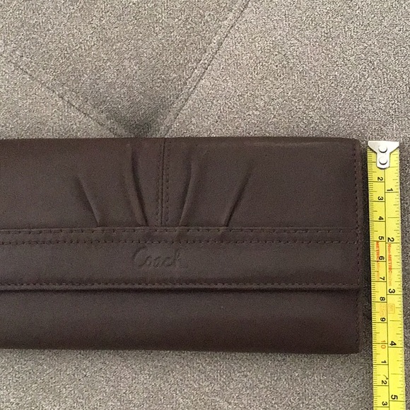 Coach Brown Leather Wallet - Picture 7 of 7